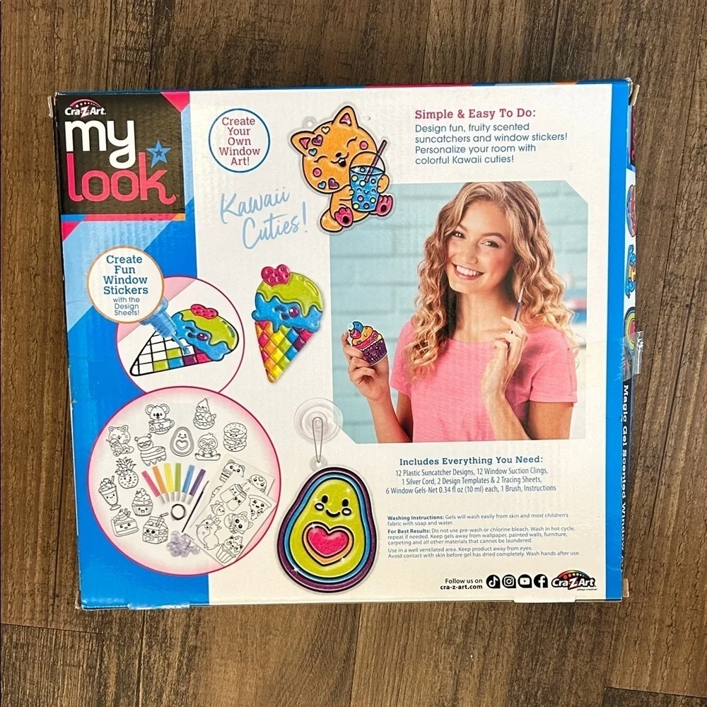 My Look Magic Gel Scented Window Art Kit - Colorful